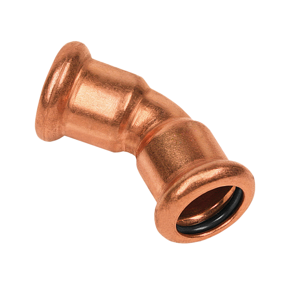 Bocht Press RK 45° koper 28x28mm (Bonfix)